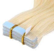 613 Blonde Color Straight Hair Tape In's