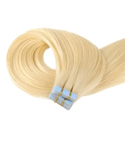 613 Blonde Color Straight Hair Tape In's