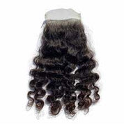 Indian Curly 5x5 Transparent Lace Closure