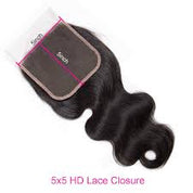 Mink Body Wave HD/Transparent Lace Frontal & Closures 4x4 5x5 13x4 13x6