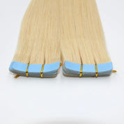 613 Blonde Color Straight Hair Tape In's